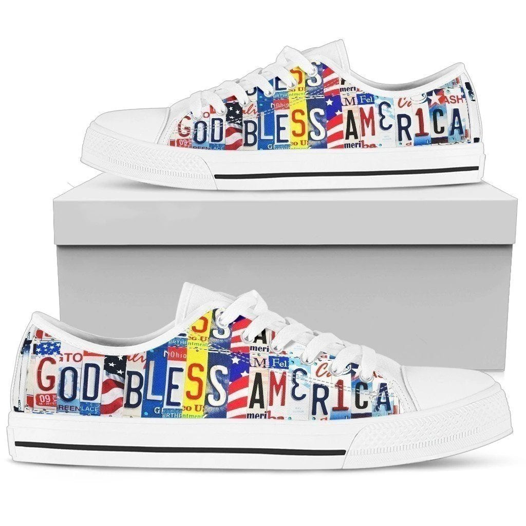 God Bless America Women's Sneakers Style NH08-Gear Wanta