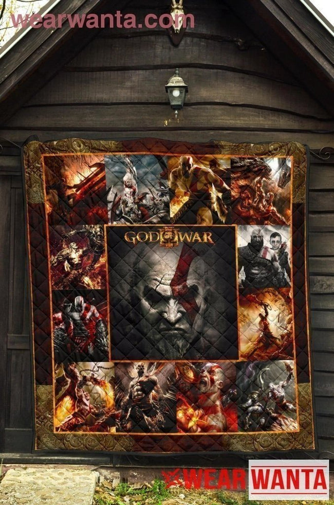 God Of War Game Lover Quilt Blanket-Gear Wanta