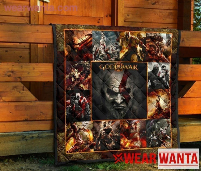 God Of War Game Lover Quilt Blanket-Gear Wanta