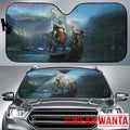 God Of War Video Game Car Sun Shade-Gear Wanta