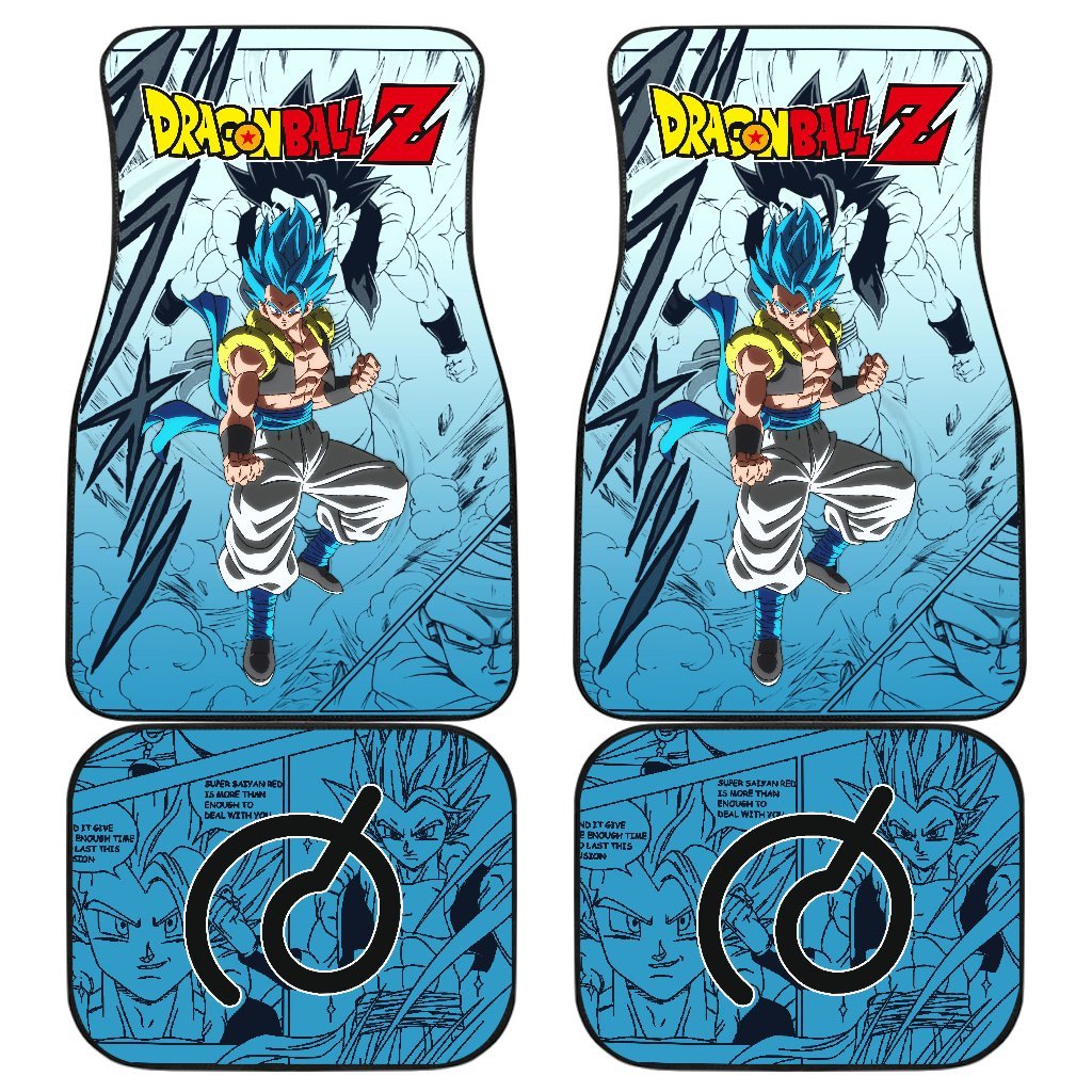 Gogeta Bue Dragon Ball Z Car Floor Mats Manga Mixed Anime Cool-Gear Wanta