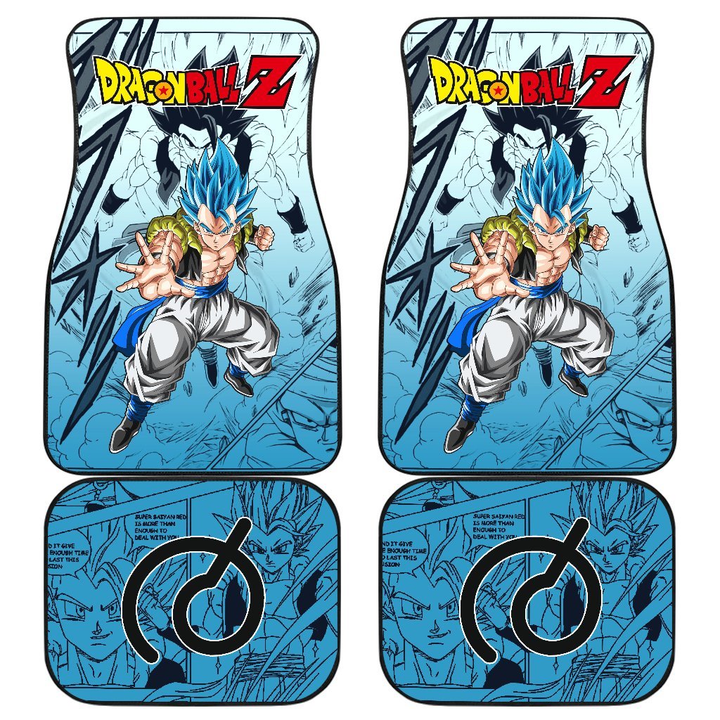 Gogeta Bue Dragon Ball Z Car Floor Mats Manga Mixed Anime-Gear Wanta