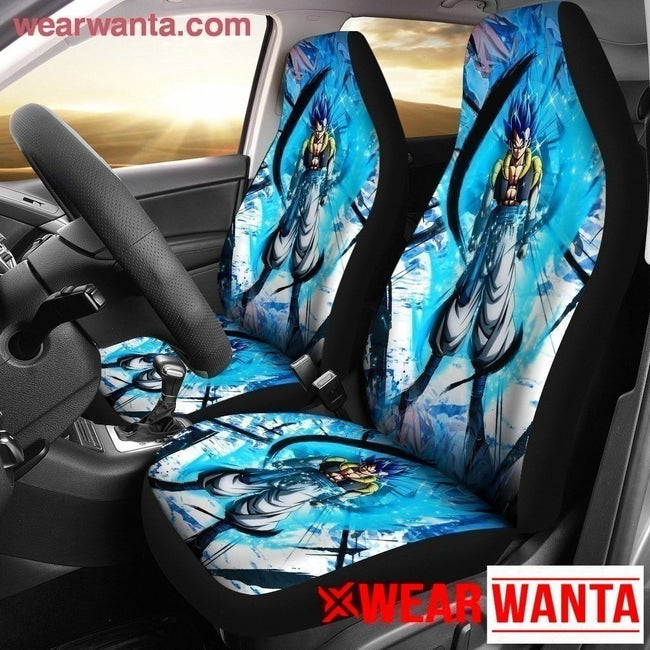 Gogeta Car Seat Covers Custom Anime Dragon Ball Car Decoration Accessories-Gear Wanta