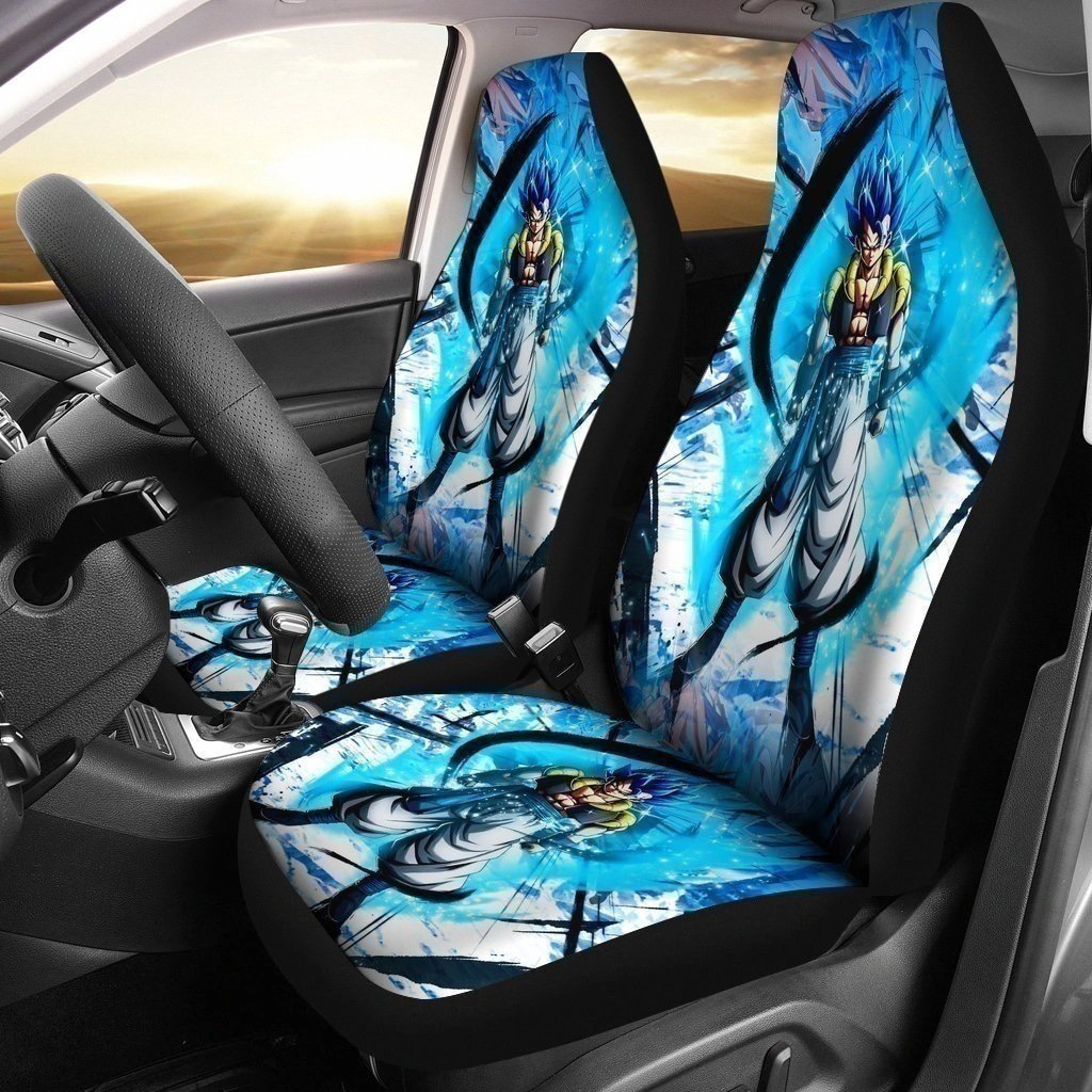 Gogeta Car Seat Covers Custom Anime Dragon Ball Car Decoration Accessories-Gear Wanta