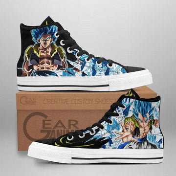 Gogeta High Top Shoes Custom Manga Anime Dragon Ball Sneakers-Gear Wanta