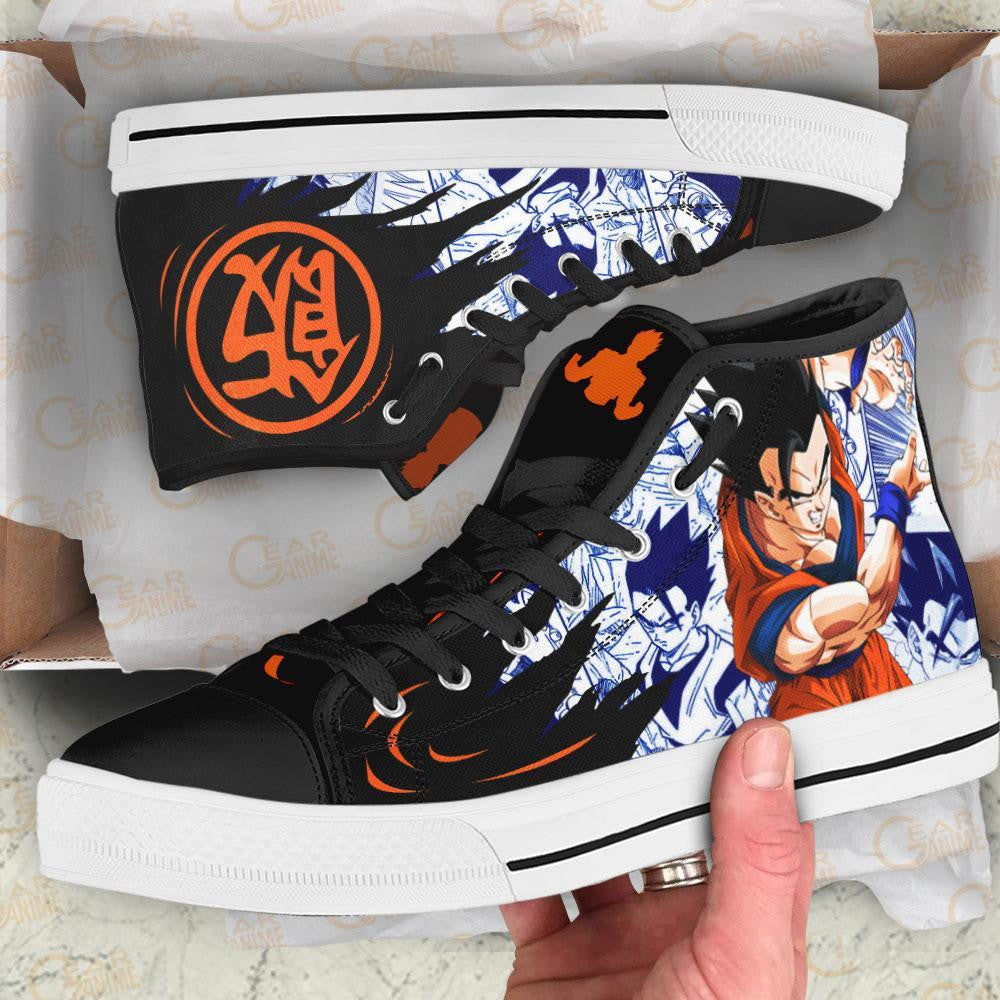 Gohan High Top Shoes Custom Manga Anime Dragon Ball Sneakers-Gear Wanta