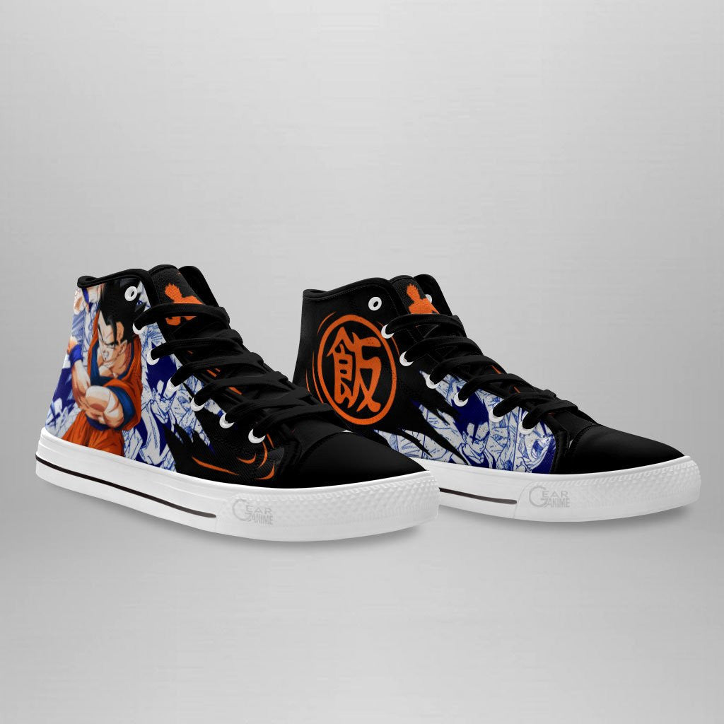 Gohan High Top Shoes Custom Manga Anime Dragon Ball Sneakers-Gear Wanta