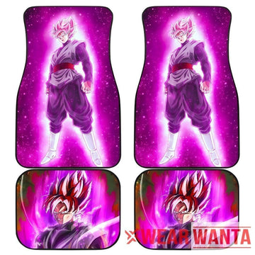 Goku Black Rose Car Floor Mats Custom Dragon Ball Anime Car Accessories-Gear Wanta