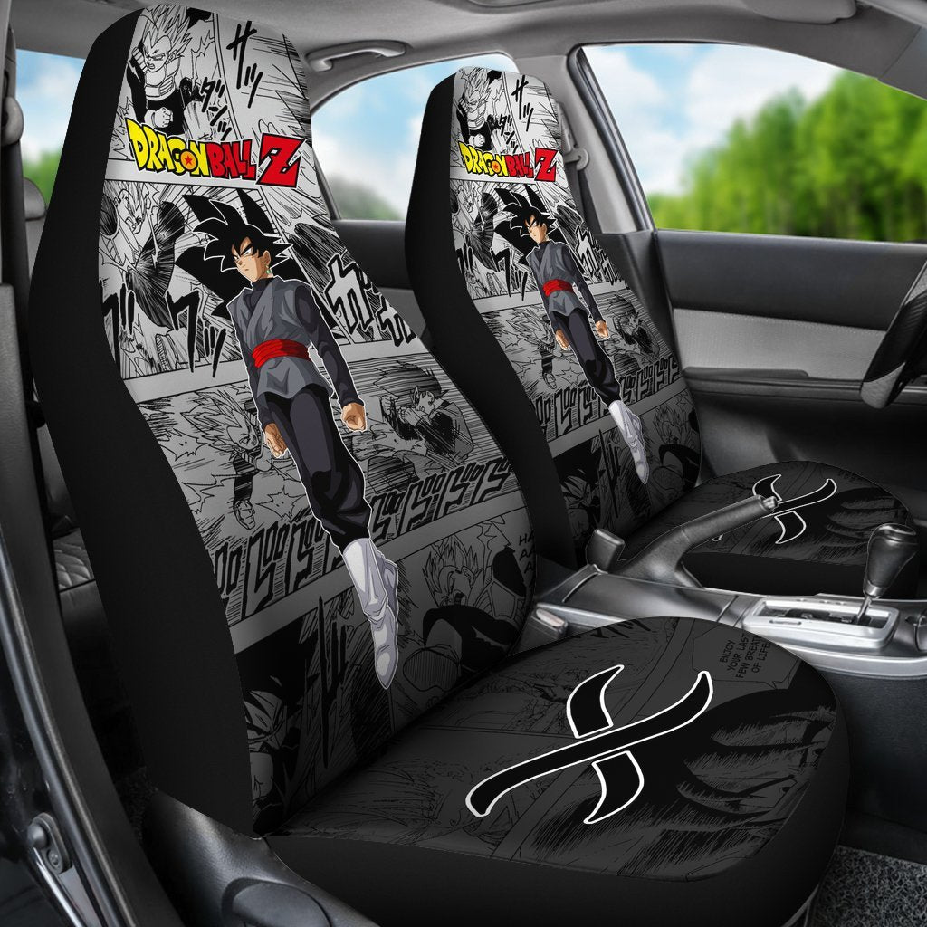 Goku Black Rose Characters Dragon Ball Z Car Seat Covers Manga Mixed Anime-Gear Wanta