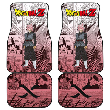 Goku Black Rose Dragon Ball Z Car Floor Mats Manga Mixed Anime Fantastic-Gear Wanta