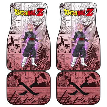 Goku Black Rose Dragon Ball Z Car Floor Mats Manga Mixed Anime Nice-Gear Wanta