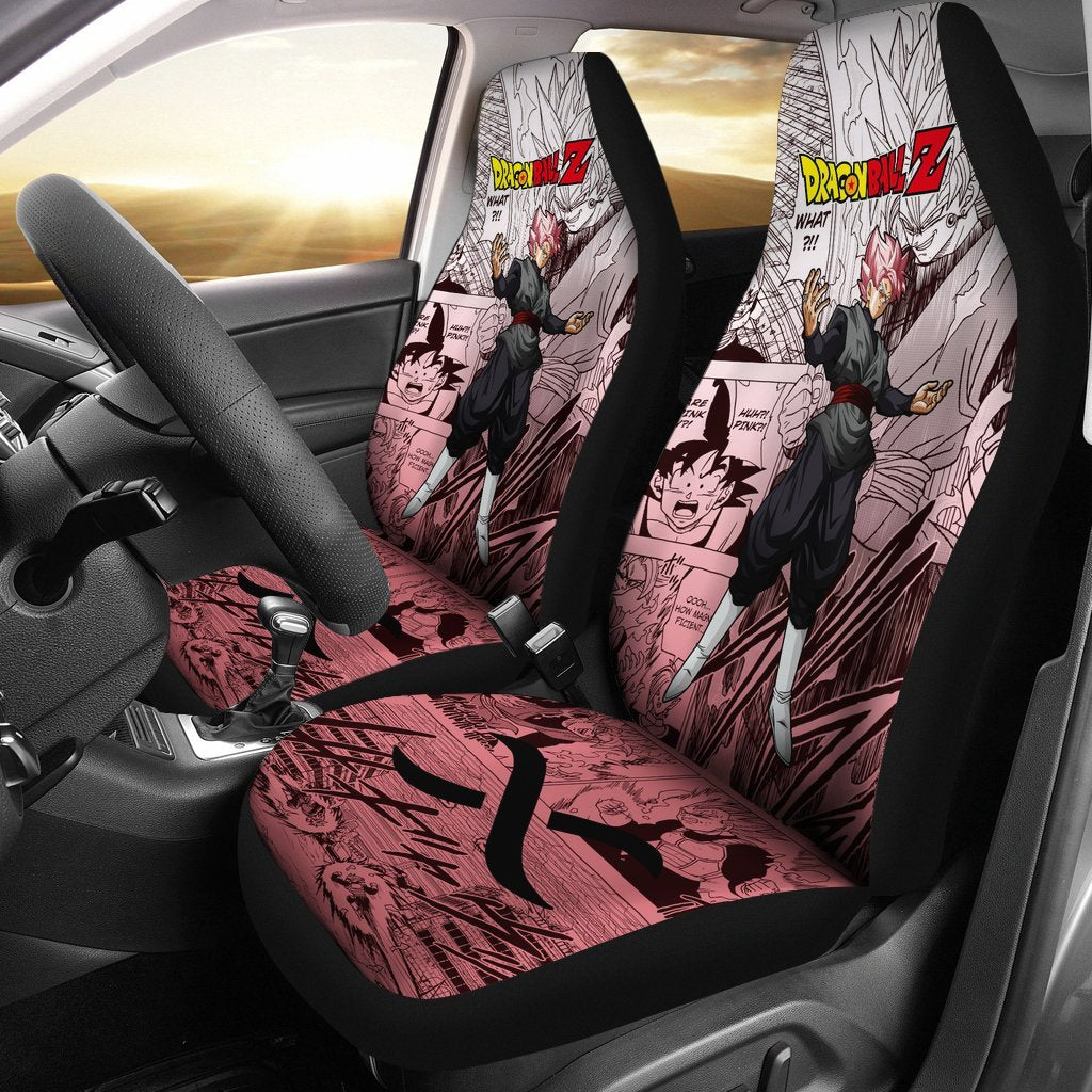 Goku Black Rose Dragon Ball Z Car Seat Covers Manga Mixed Anime Nice-Gear Wanta