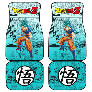 Goku Blue Characters Dragon Ball Z Car Floor Mats Manga Mixed Anime-Gear Wanta