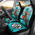 Goku Blue Dragon Ball Z Car Seat Covers Manga Mixed Anime-Gear Wanta