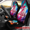 Goku Blue Hair Car Seat Covers Dragon Ball Gift Idea NH1911-Gear Wanta