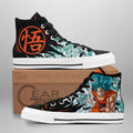 Goku Blue High Top Shoes Custom Manga Anime Dragon Ball Sneakers-Gear Wanta