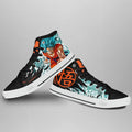 Goku Blue High Top Shoes Custom Manga Anime Dragon Ball Sneakers-Gear Wanta