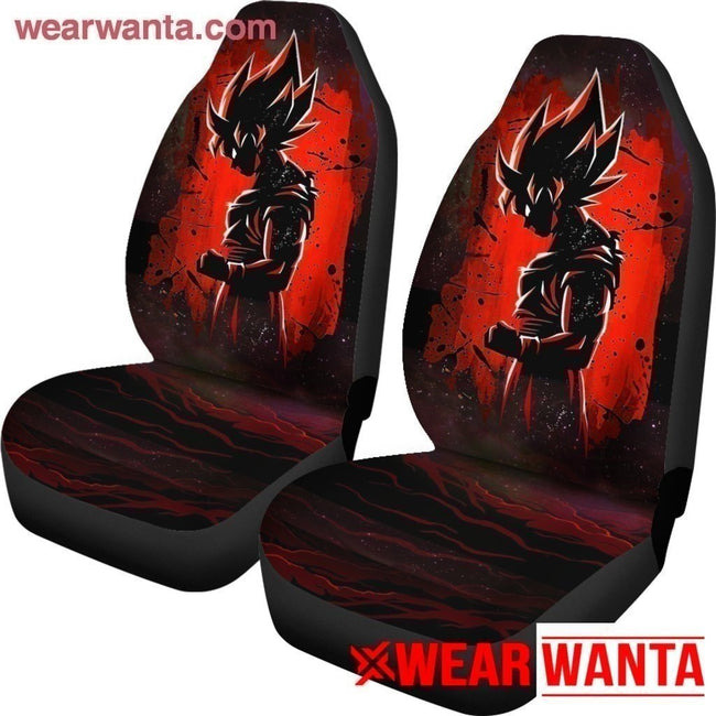 Goku Car Seat Covers Custom Anime Dragon Ball Car Decoration-Gear Wanta