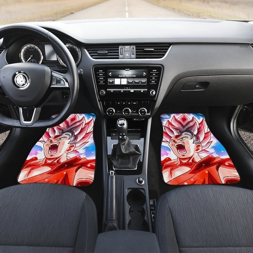 Goku Kaioken Car Floor Mats Custom Dragon Ball Car Accessories-Gear Wanta