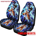 Goku Kamehameha Car Seat Covers Custom Anime Dragon Ball Accessories-Gear Wanta