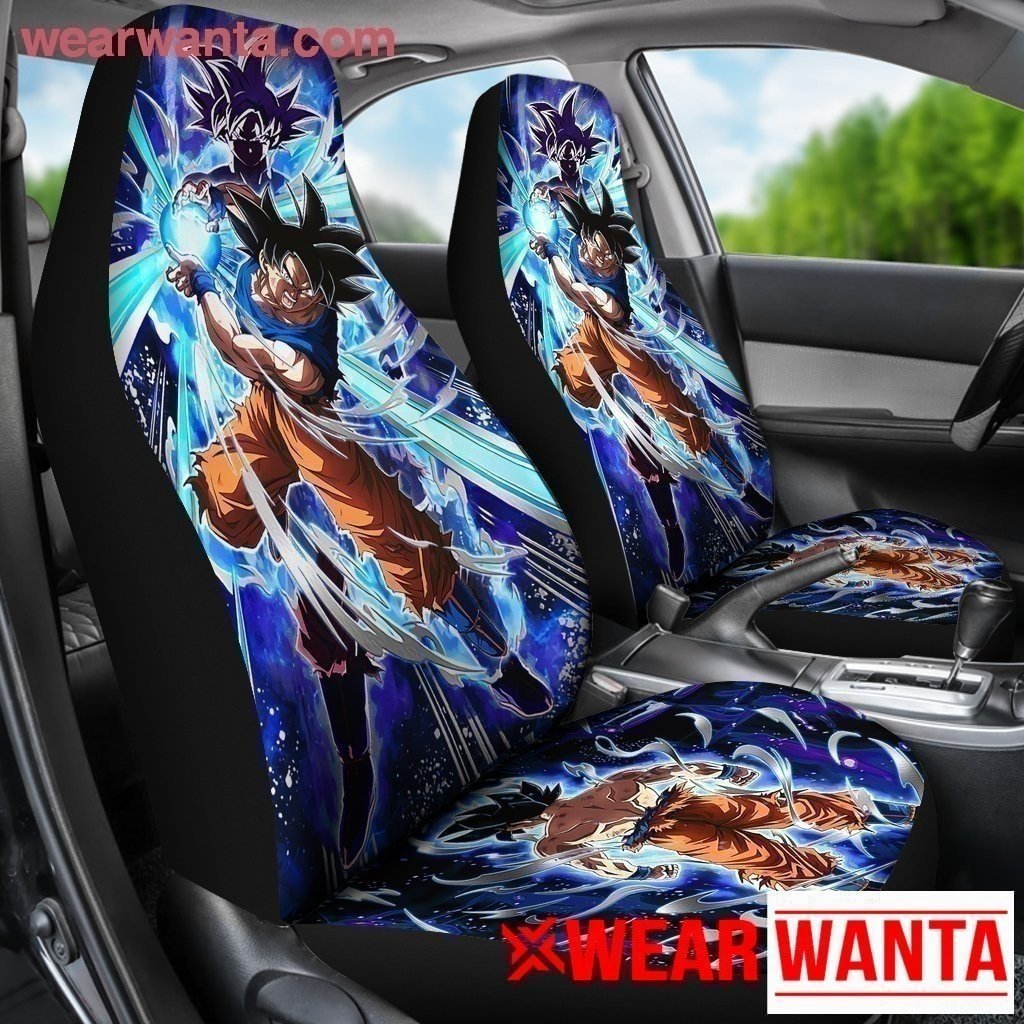 Goku Kamehameha Car Seat Covers Custom Anime Dragon Ball Accessories-Gear Wanta