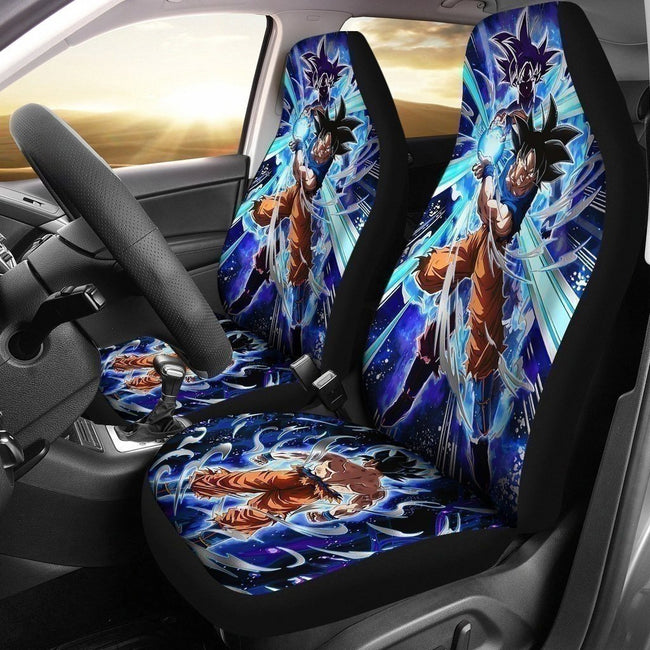 Goku Kamehameha Car Seat Covers Custom Anime Dragon Ball Accessories-Gear Wanta