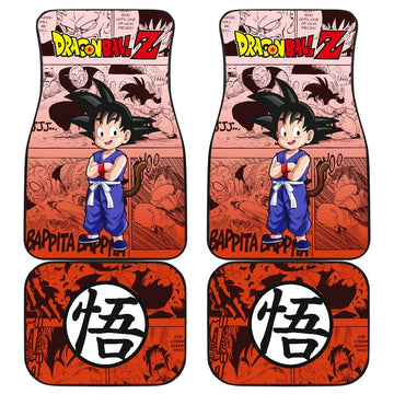 Goku Kid Dragon Ball Z Car Floor Mats Manga Mixed Anime Funny-Gear Wanta