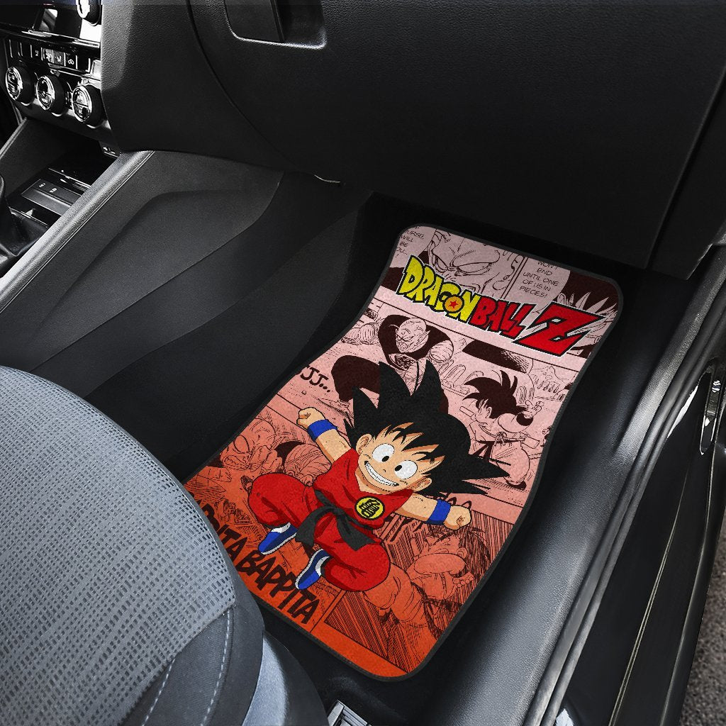 Goku Kid Dragon Ball Z Car Floor Mats Manga Mixed Anime-Gear Wanta