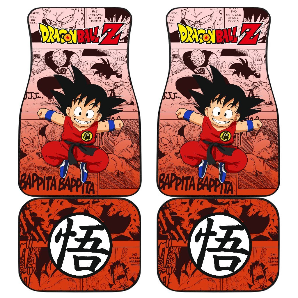 Goku Kid Dragon Ball Z Car Floor Mats Manga Mixed Anime-Gear Wanta