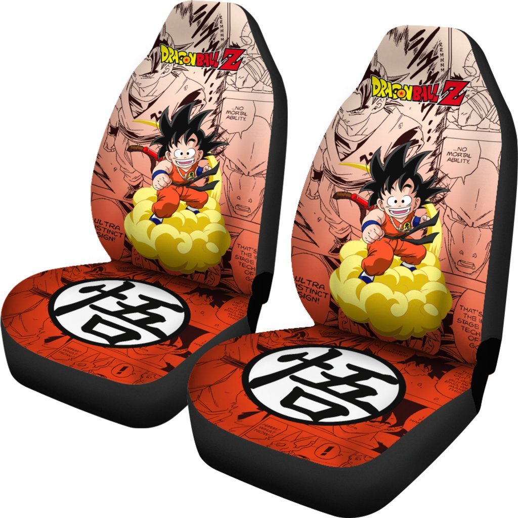 Goku Kid Dragon Ball Z Car Seat Covers Manga Mixed Anime Funny-Gear Wanta