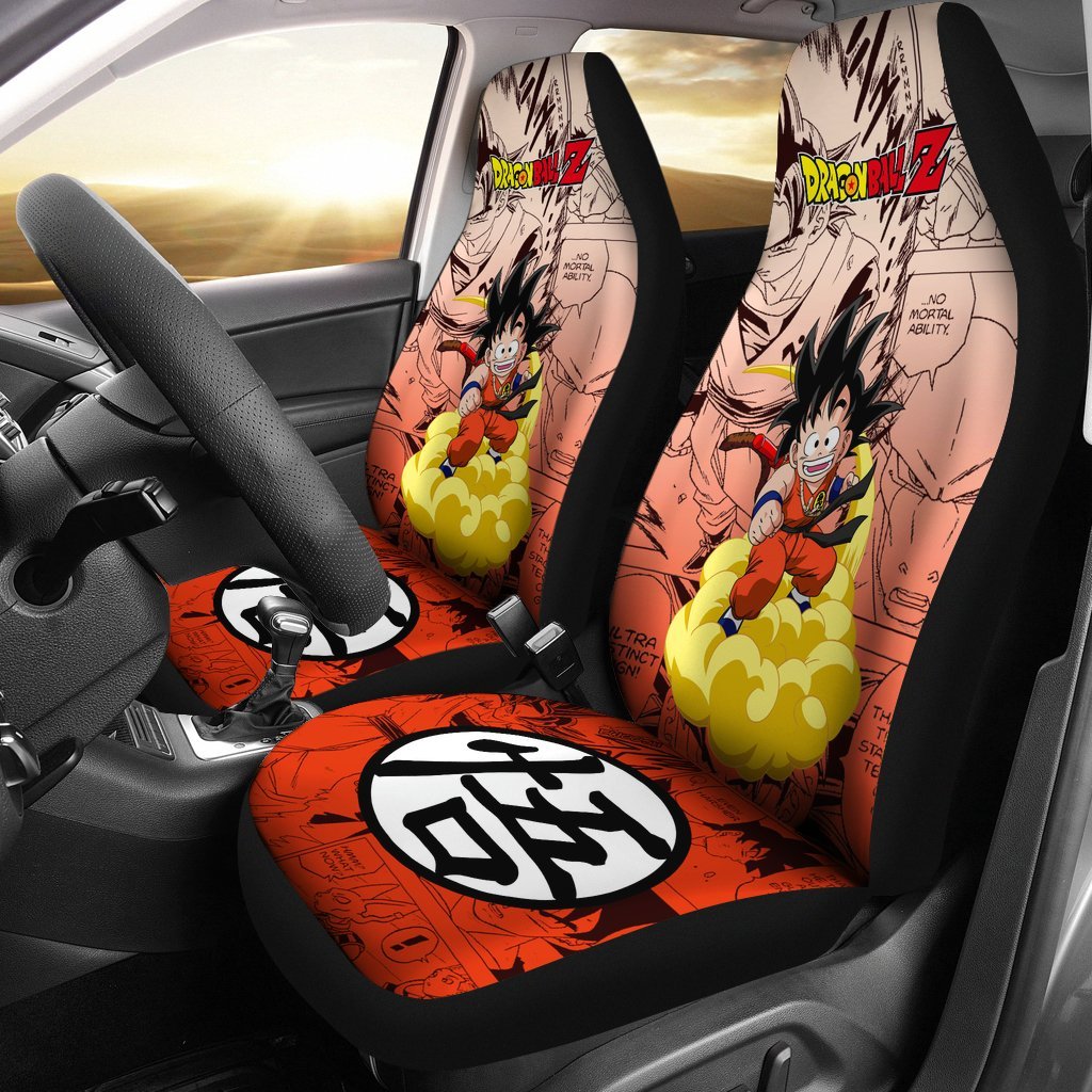 Goku Kid Dragon Ball Z Car Seat Covers Manga Mixed Anime Funny-Gear Wanta