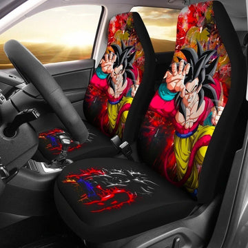 Goku SS4 Car Seat Covers Dragon Ball Fan NH1911-Gear Wanta