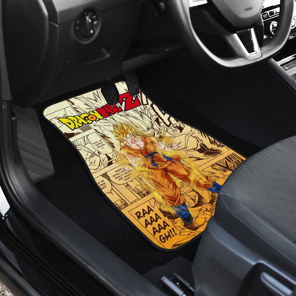 Goku Saiyan Characters Dragon Ball Z Car Floor Mats Manga Mixed Anime-Gear Wanta