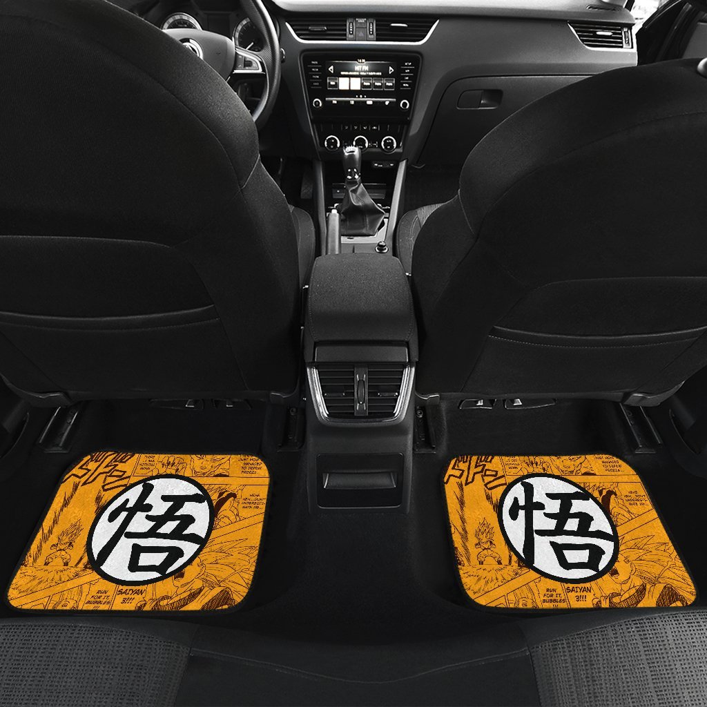 Goku Saiyan Dragon Ball Z Car Floor Mats Manga Mixed Anime Strong P-Gear Wanta