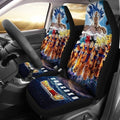 Goku Saiyan Evolution Car Seat Covers Custom Anime Dragon Ball Car Accessories-Gear Wanta