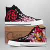 Goku Saiyan God High Top Shoes Custom Manga Anime Dragon Ball Sneakers-Gear Wanta