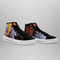 Goku Super Saiyan High Top Shoes Custom Manga Anime Dragon Ball Sneakers-Gear Wanta