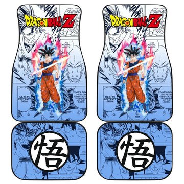 Goku Ultra Dragon Ball Z Car Floor Mats Manga Mixed Anime Funny-Gear Wanta