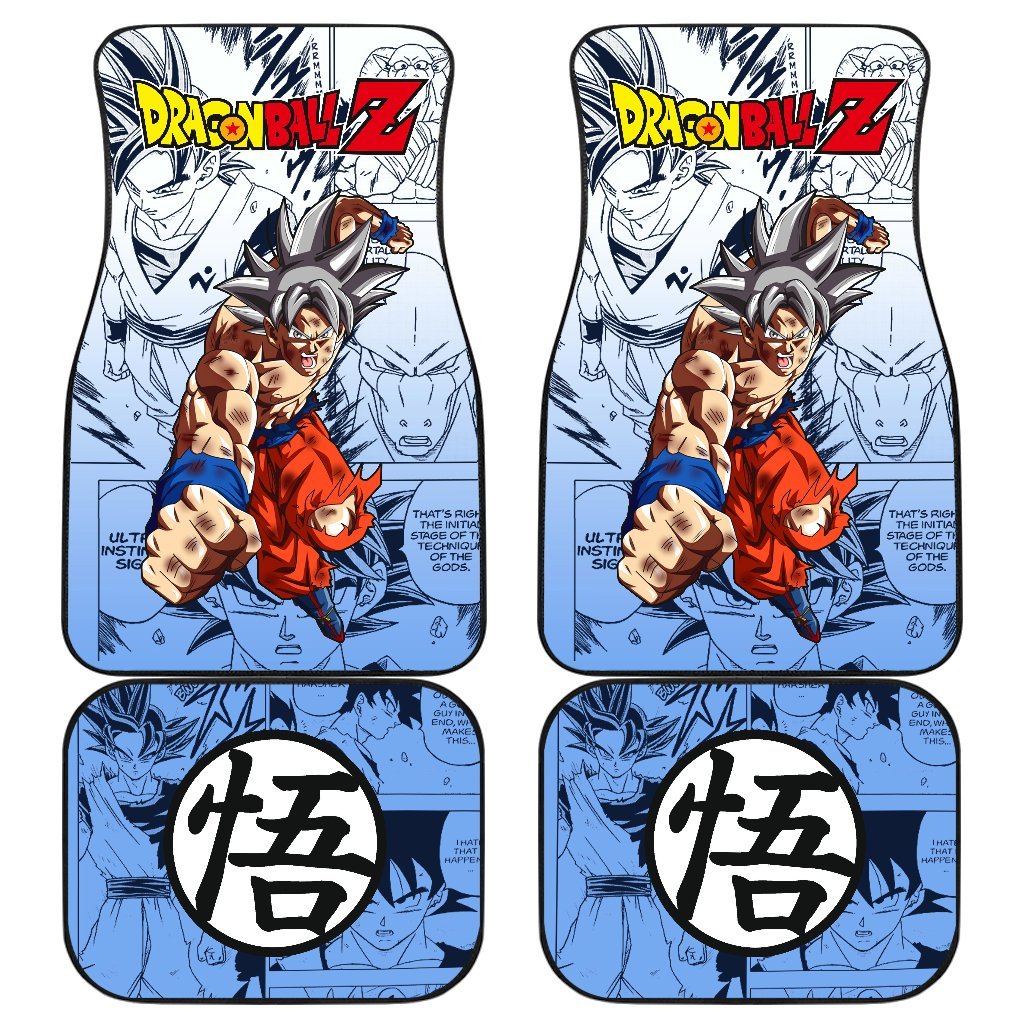 Goku Ultra Dragon Ball Z Car Floor Mats Manga Mixed Anime-Gear Wanta