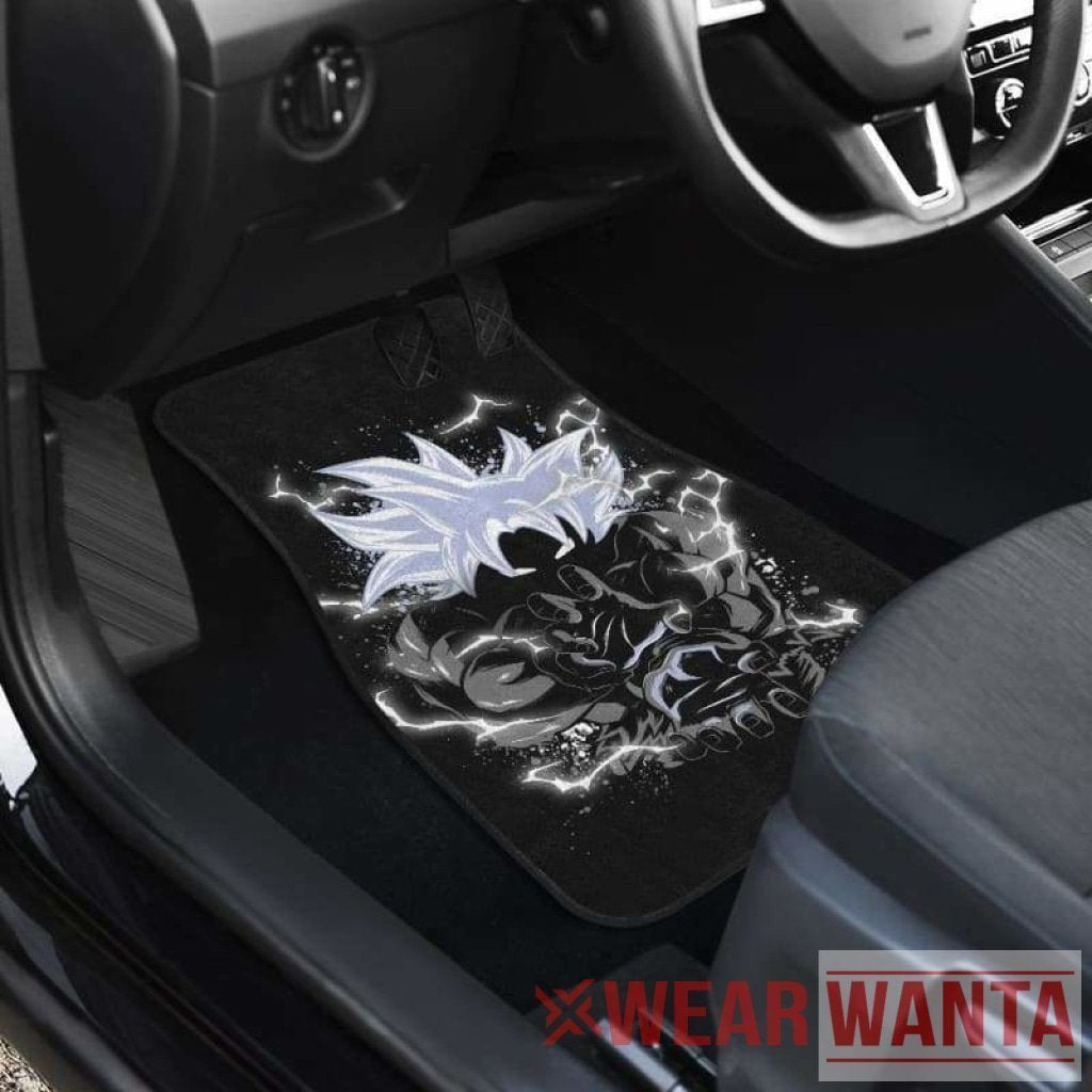 Goku Ultra Instinct Car Floor Mats Custom Dragon Ball Anime Car Accessories-Gear Wanta