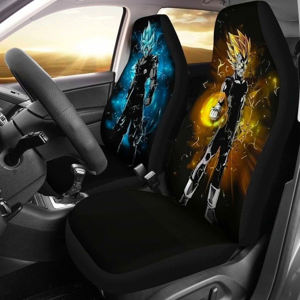 Goku Vegeta Dragon Ball Car Seat Covers Custom Anime Car Accessories NH1911-Gear Wanta