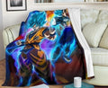 Goku Vegeta Fleece Blanket Custom Anime Dragon Ball Home Decoration-Gear Wanta