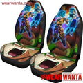 Goku and Vegeta Car Seat Covers Custom Anime Dragon Ball Car Accessories-Gear Wanta