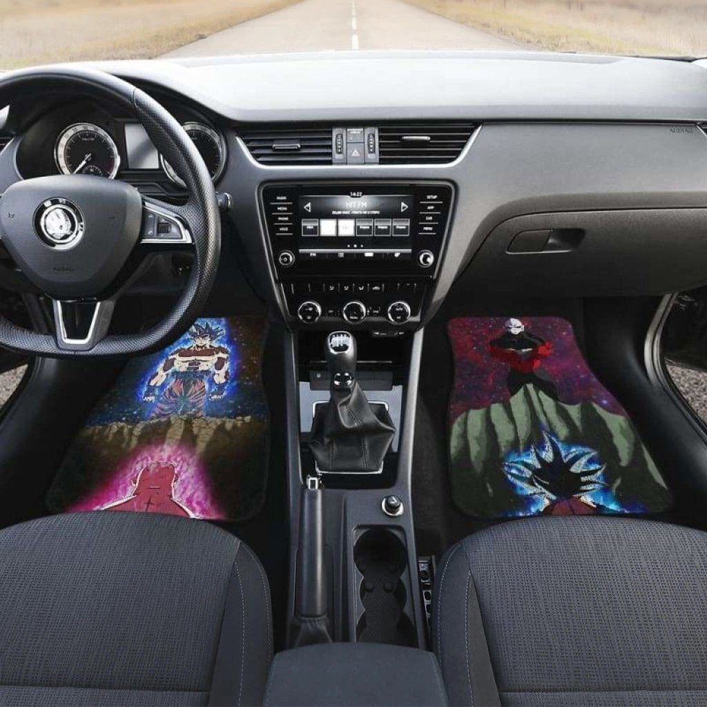 Goku vs Jiren Car Floor Mats Custom Dragon Ball Anime Car Accessories-Gear Wanta