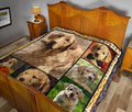 Goldator Dog Quilt Blanket Funny Mixed Breed Dogs-Gear Wanta