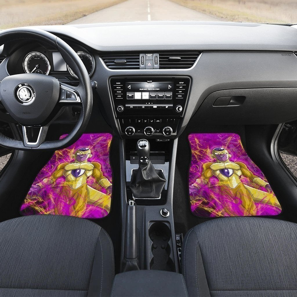 Golden Frieza Car Floor Mats Custom Anime Dragon Ball Car Accessories-Gear Wanta