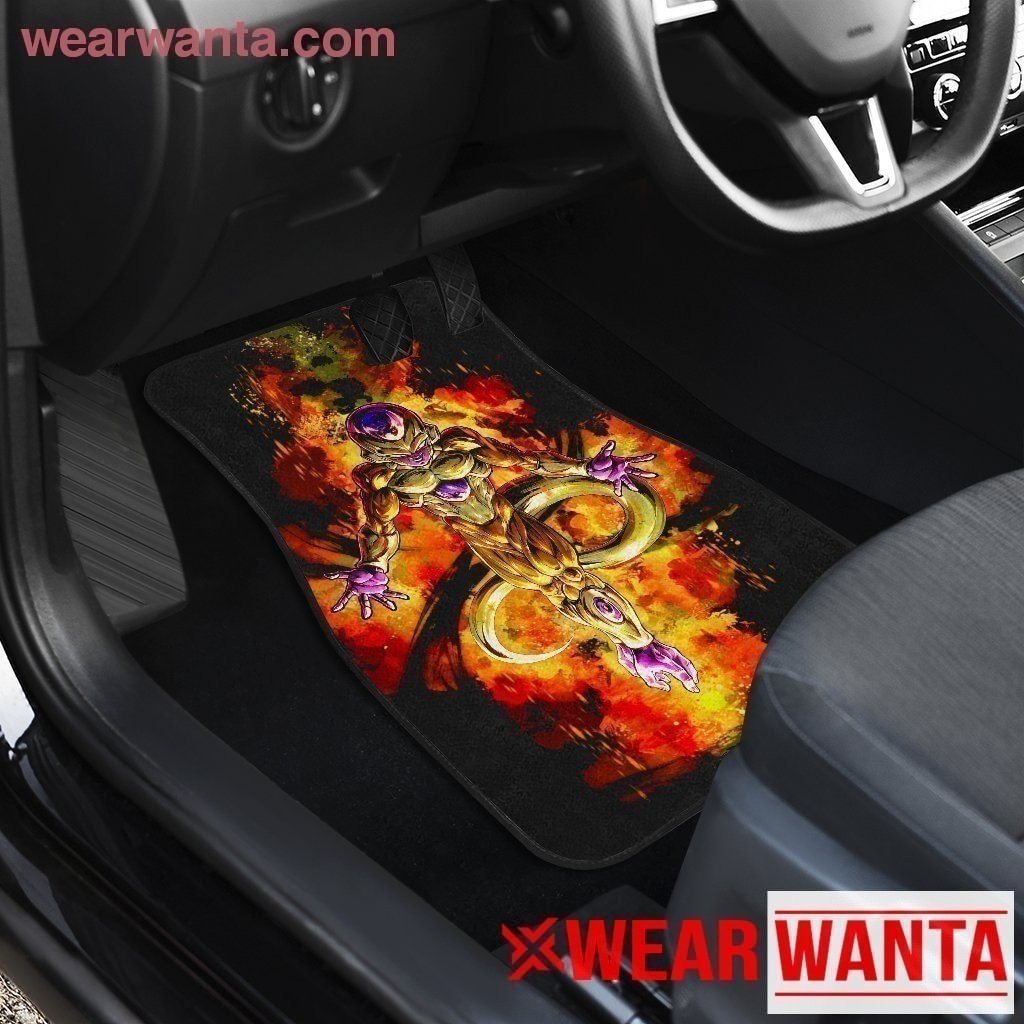 Golden Frieza Car Floor Mats Custom Dragon Ball Anime Car Accessories-Gear Wanta