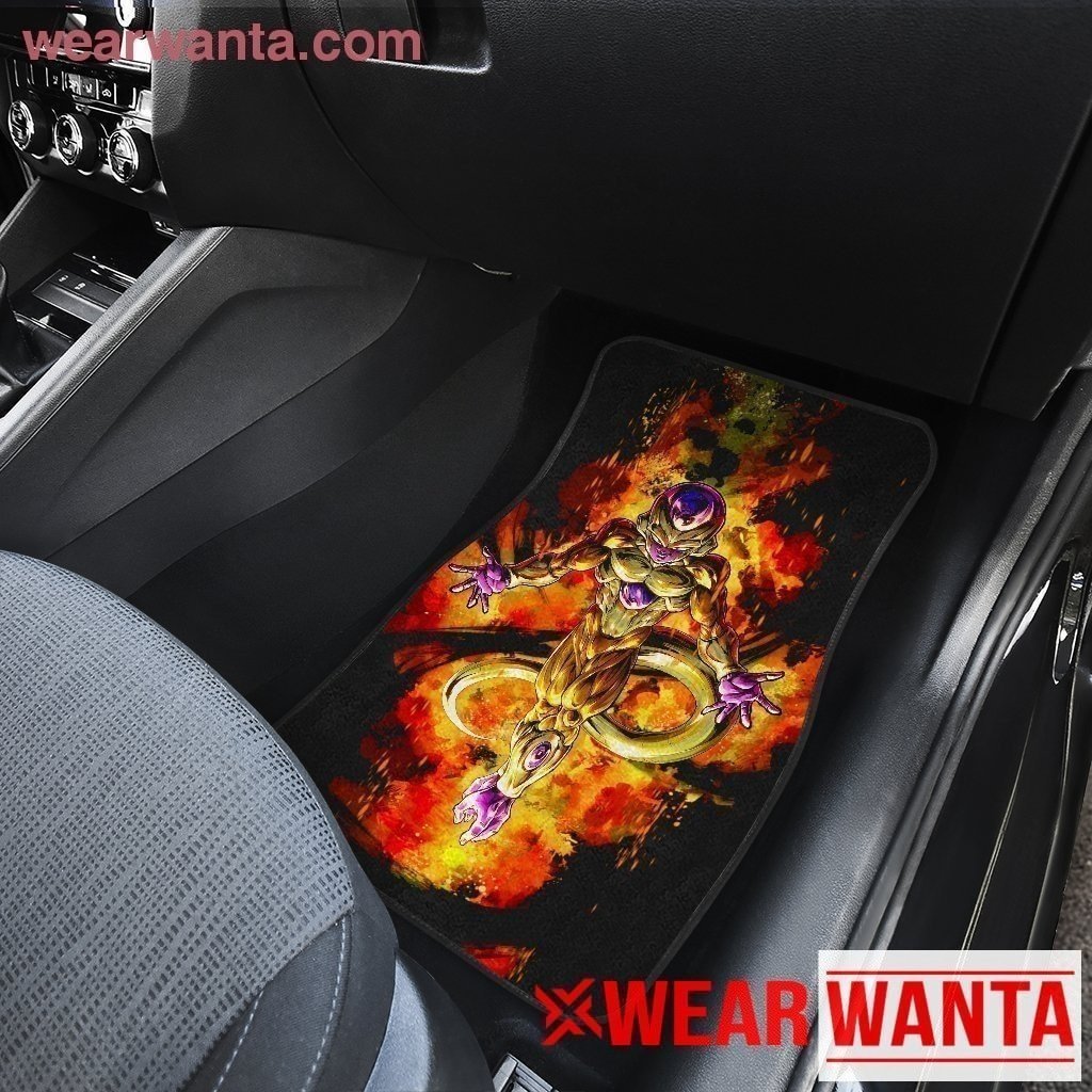 Golden Frieza Car Floor Mats Custom Dragon Ball Anime Car Accessories-Gear Wanta