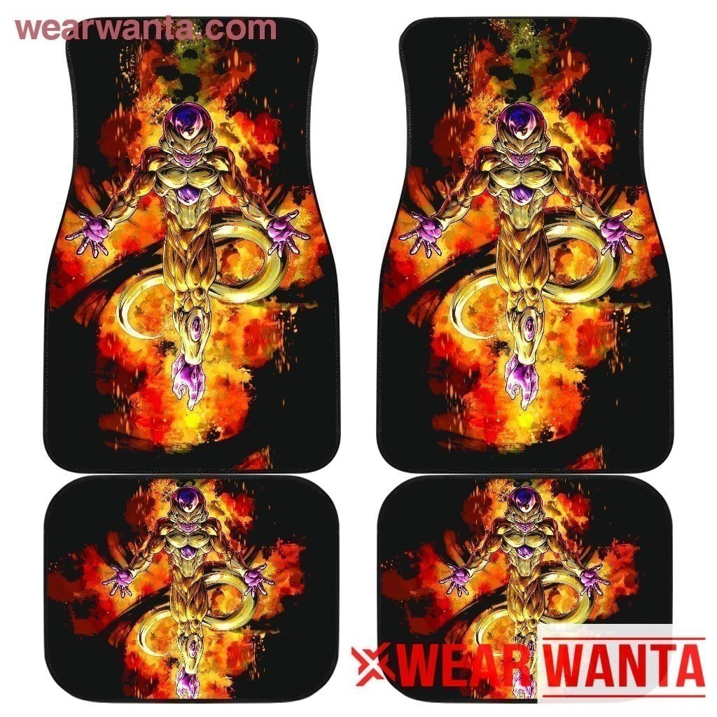 Golden Frieza Car Floor Mats Custom Dragon Ball Anime Car Accessories-Gear Wanta