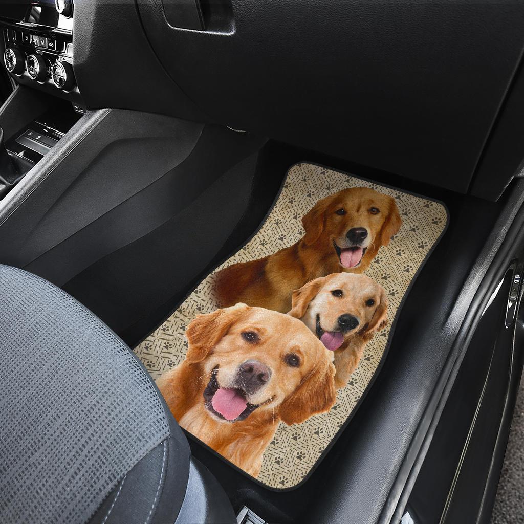 Golden Retriever Car Floor Mats For Golden Dog Lover-Gear Wanta